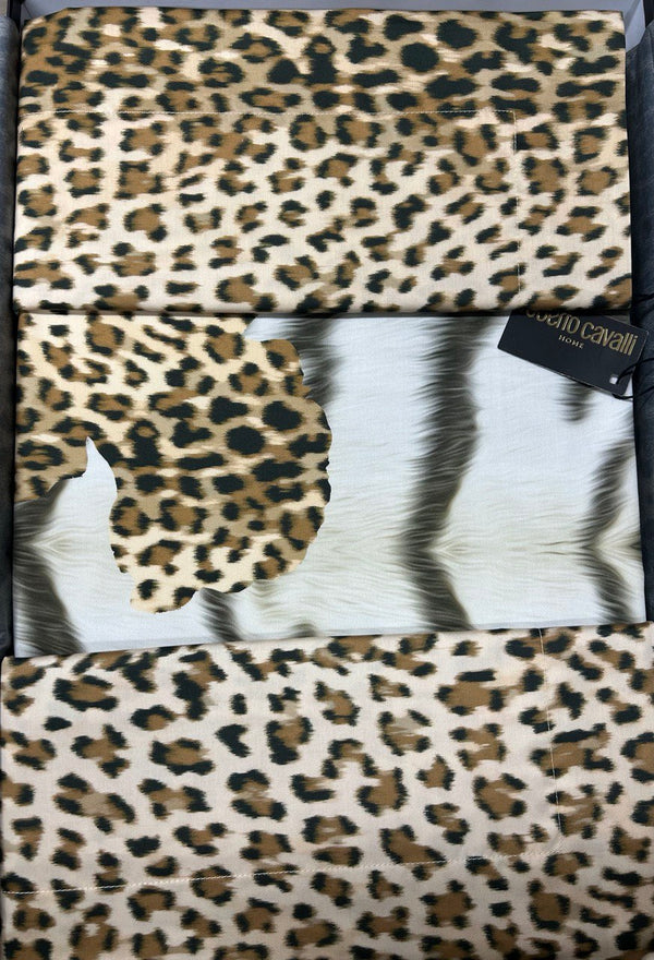 Tiger- und Leoparden-Bettbezug-Set <tc>Roberto Cavalli</tc>