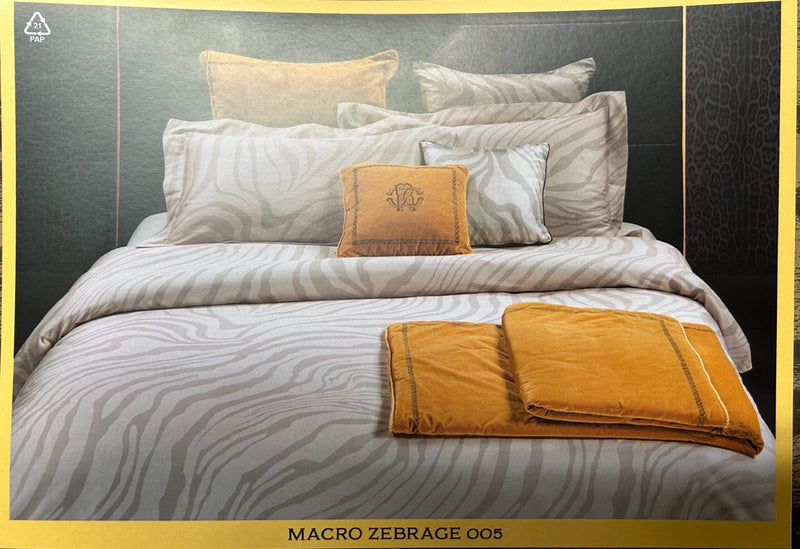 Macro Zebrage Çift Kişilik Nevresim Takımı Roberto Cavalli