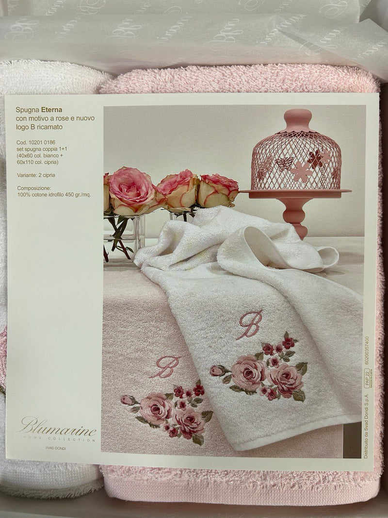 Eterna Towel Set 2 Pcs <tc>Blumarine</tc>