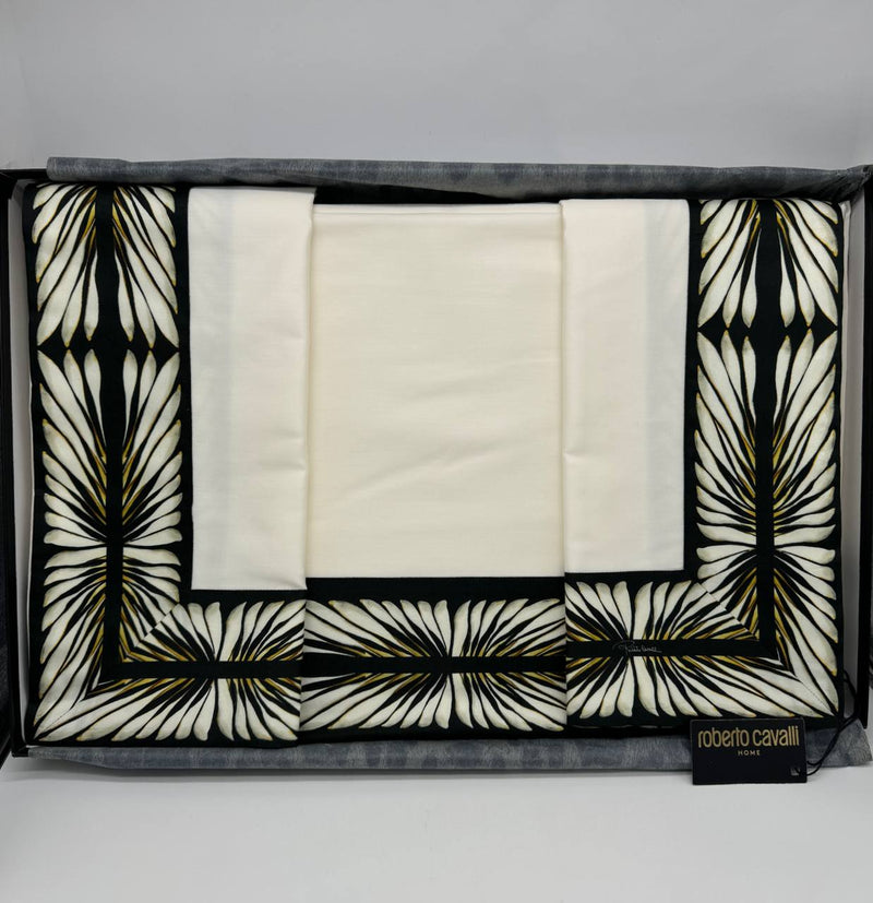 Completo Copripiumino Ray of Gold Roberto Cavalli