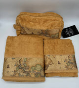 Set with beauty case and cotton terry towels <tc>Alviero Martini</tc>