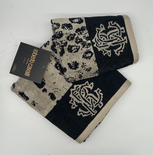 GIAGUARO håndklær SETT 1+1 Roberto Cavalli