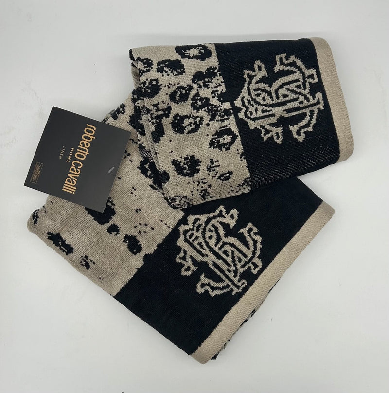 GIAGUARO towels SET 1+1 Roberto Cavalli