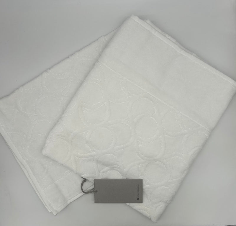 Greyhound towel tower pair monogram 2021577
