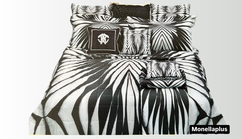 Completo COPRIPIUMINO BLACK & WHITE Roberto Cavalli