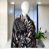 Халат с шалевым воротником African Zebra Roberto Cavalli 2013757