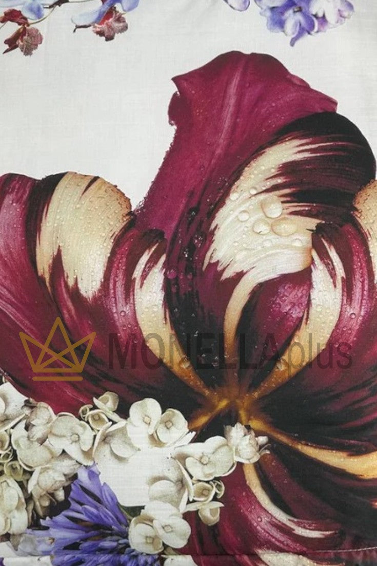 Kostkovaný Floris hedvábí Roberto Cavalli