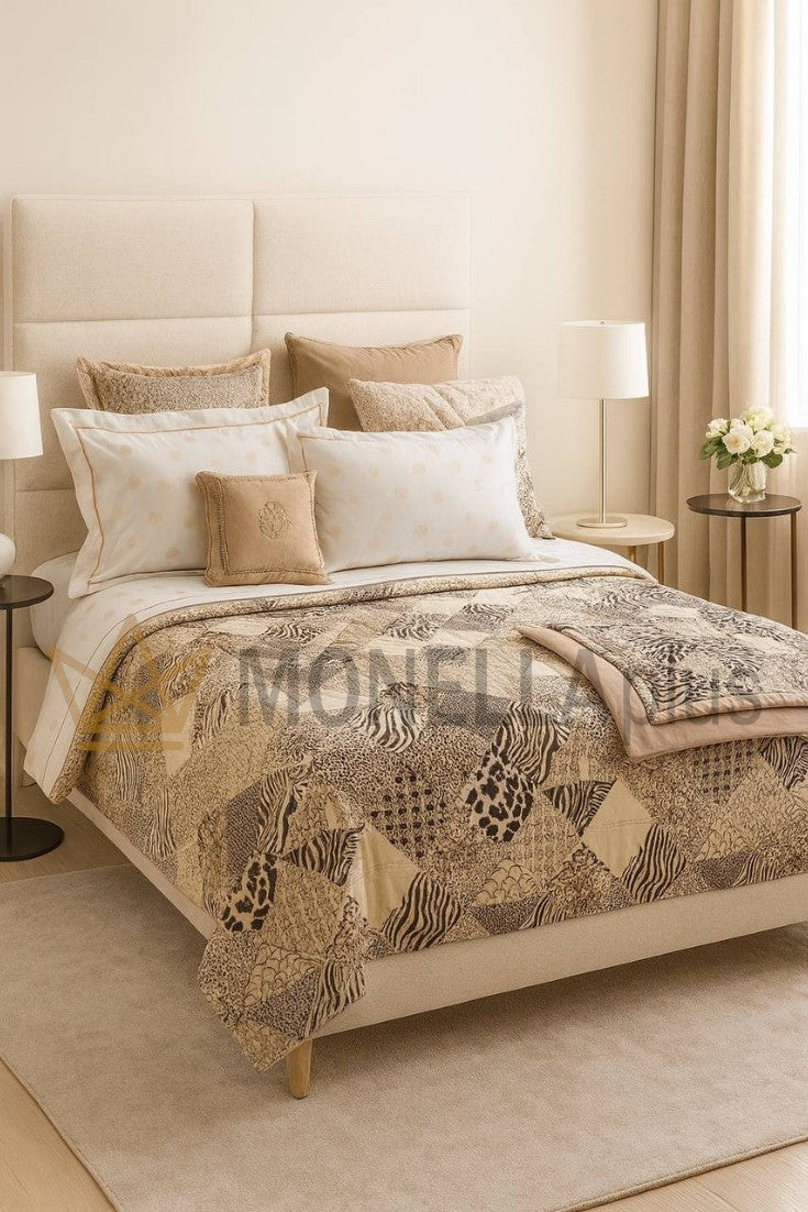 غطاء سرير لصقة جلد Roberto Cavalli