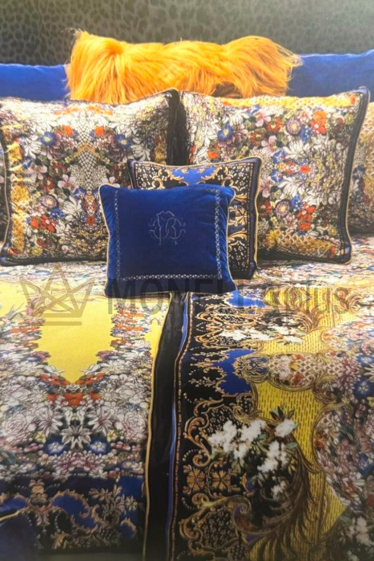 Completo lençóis flores douradas ROBERTO CAVALLI