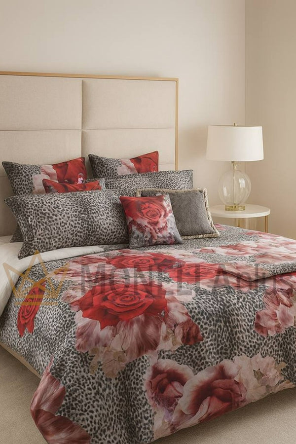 KOMPLET POŚCIELI Rose Leopard Roberto Cavalli