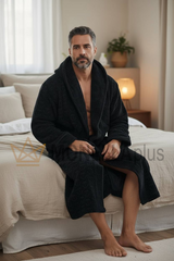 Roupão com Capuz Hexagon Philipp Plein