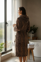 Pitone Roupão com Capuz Roberto Cavalli