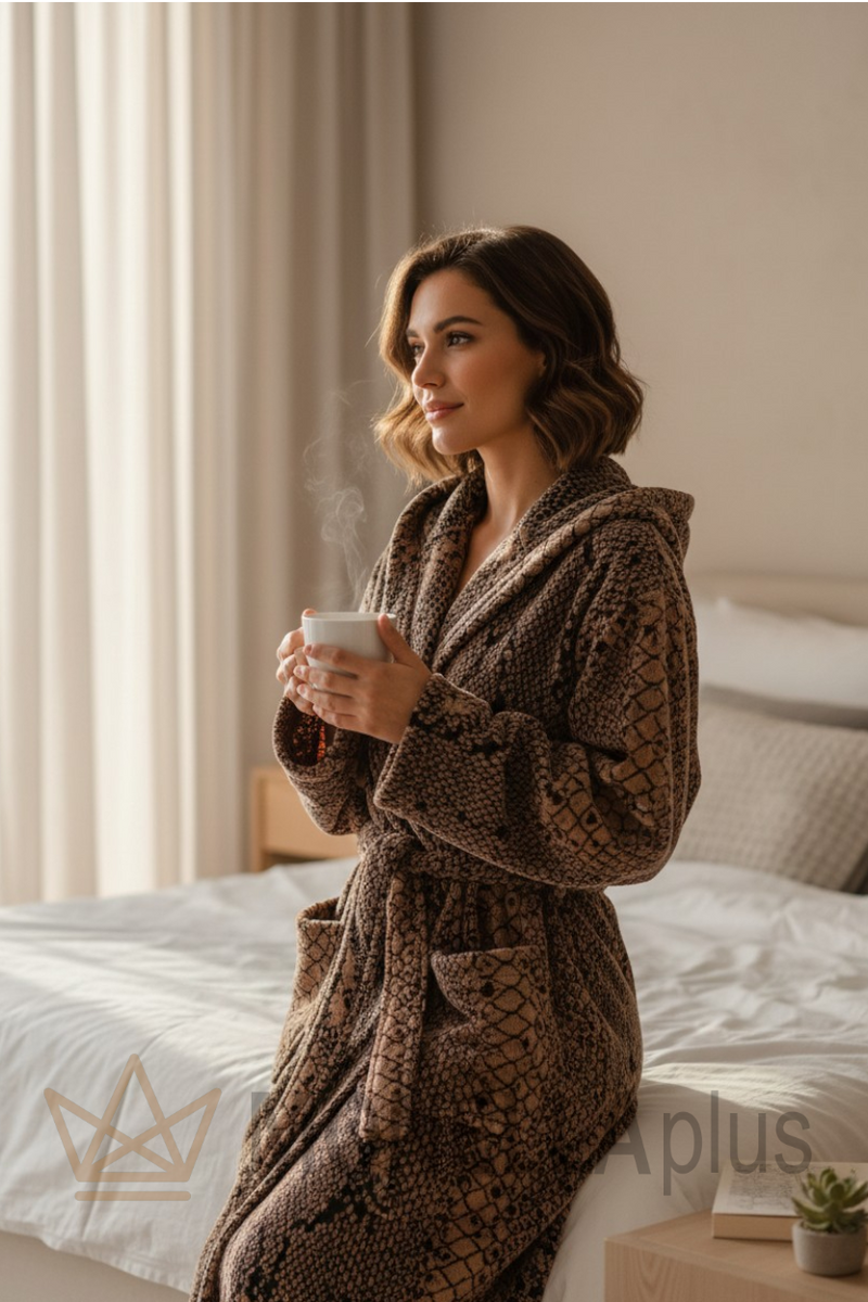 Pitone Roupão com Capuz Roberto Cavalli