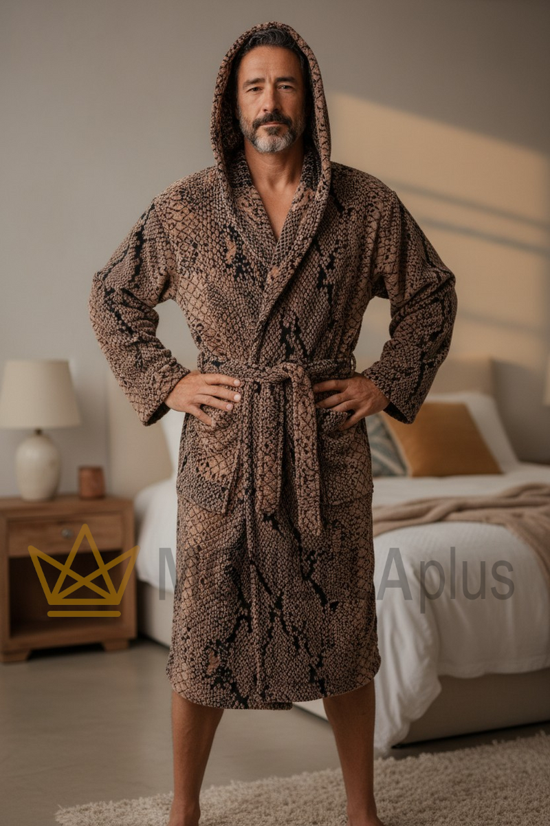 Pitone Roupão com Capuz Roberto Cavalli