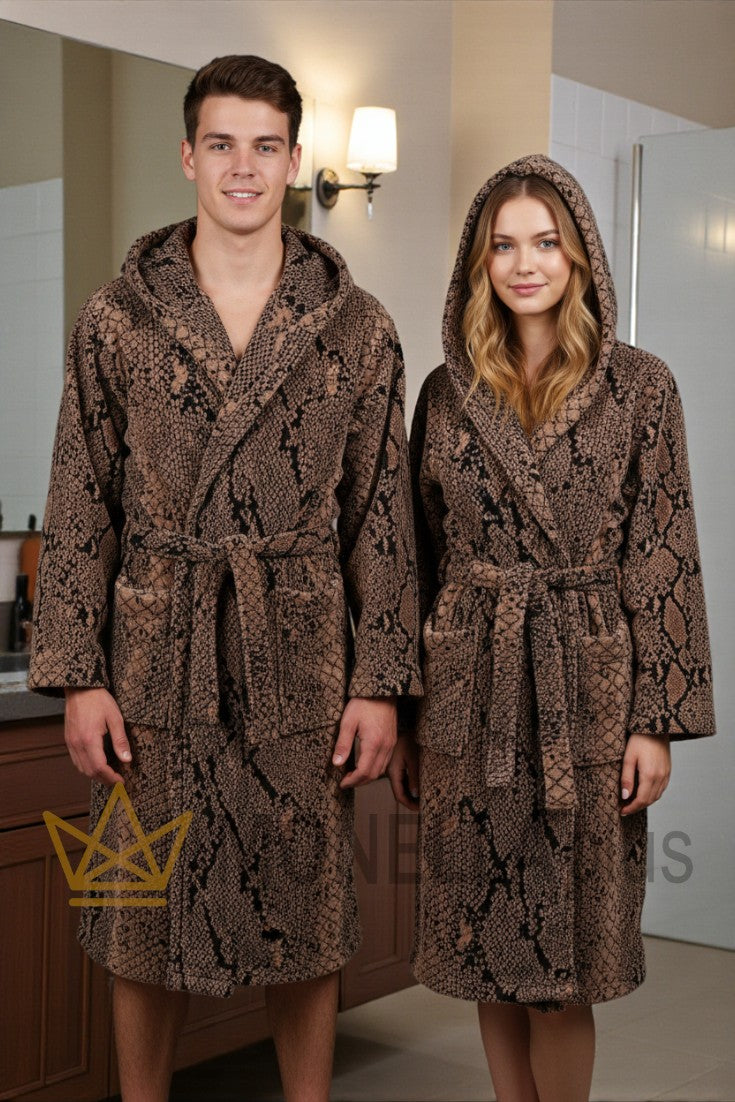 Pitone Roupão com Capuz Roberto Cavalli