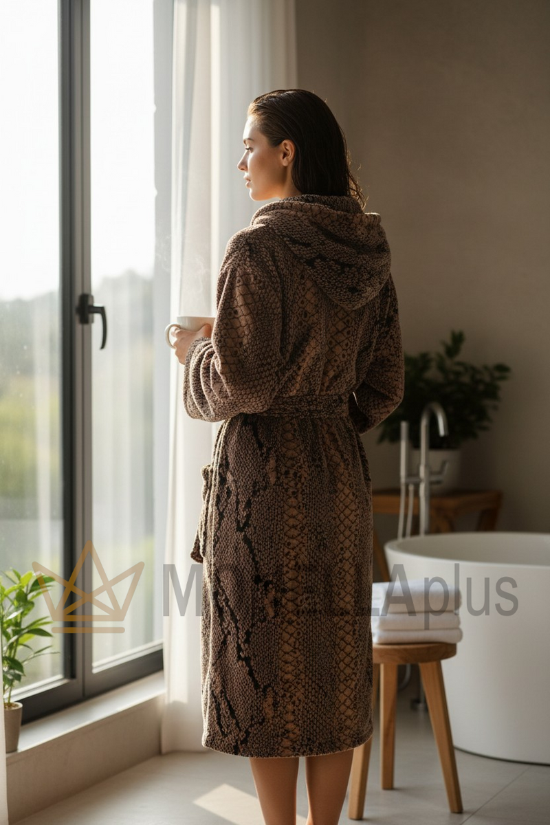 Pitone Roupão com Capuz Roberto Cavalli