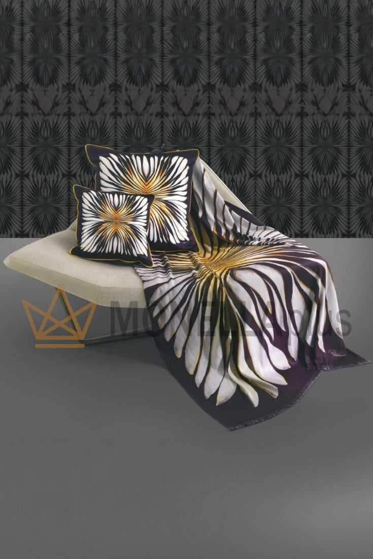 Plaid Ray of gold 140x190 Roberto Cavalli