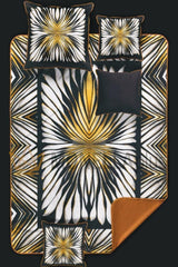 Plaid Ray of gold 140x190 Roberto Cavalli