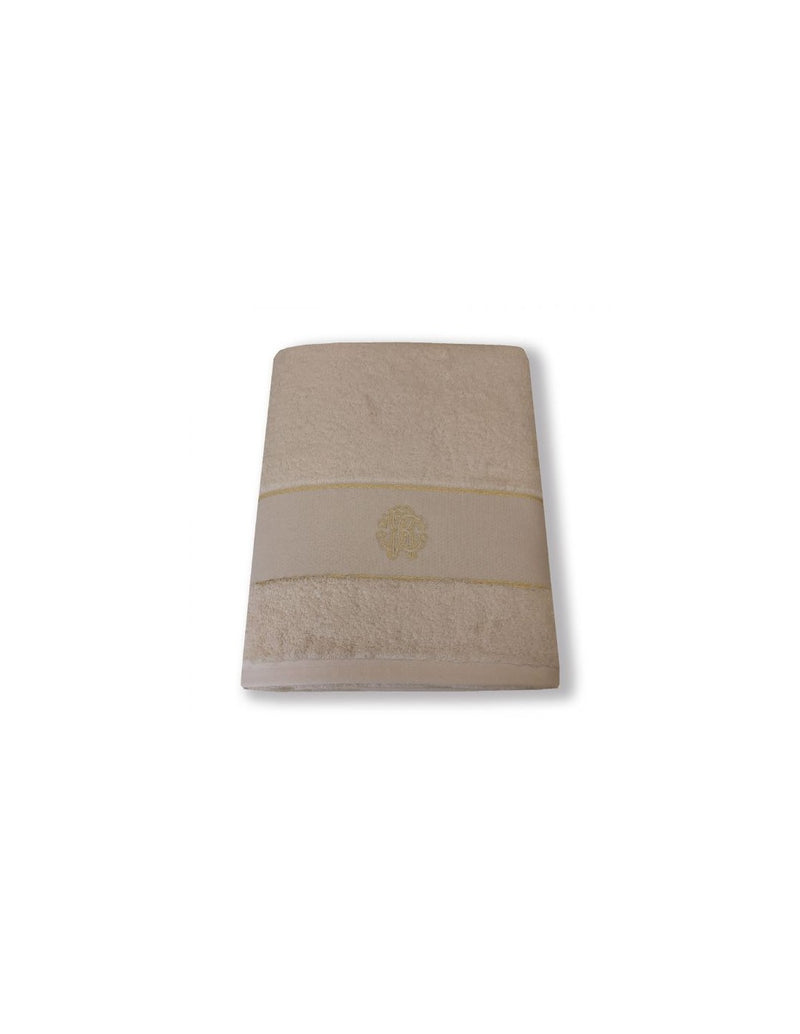 Uma toalha de banho Gold New Roberto Cavalli 210060