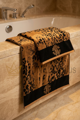 Ensemble 1+1 de serviettes GIAGUARO Roberto Cavalli