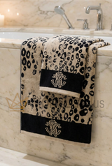 Ensemble 1+1 de serviettes GIAGUARO Roberto Cavalli