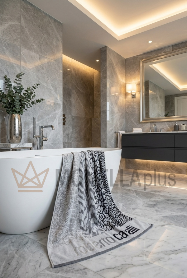 Toalla de baño skin Roberto Cavalli