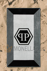 Philipp Plein Windows Beach Modern Terry Beach Towel
