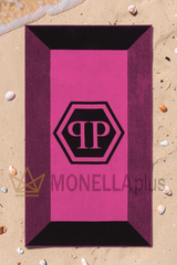 Philipp Plein Windows Beach Modern Terry Beach Towel