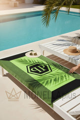 Philipp Plein Windows Beach Modern Terry Beach Towel