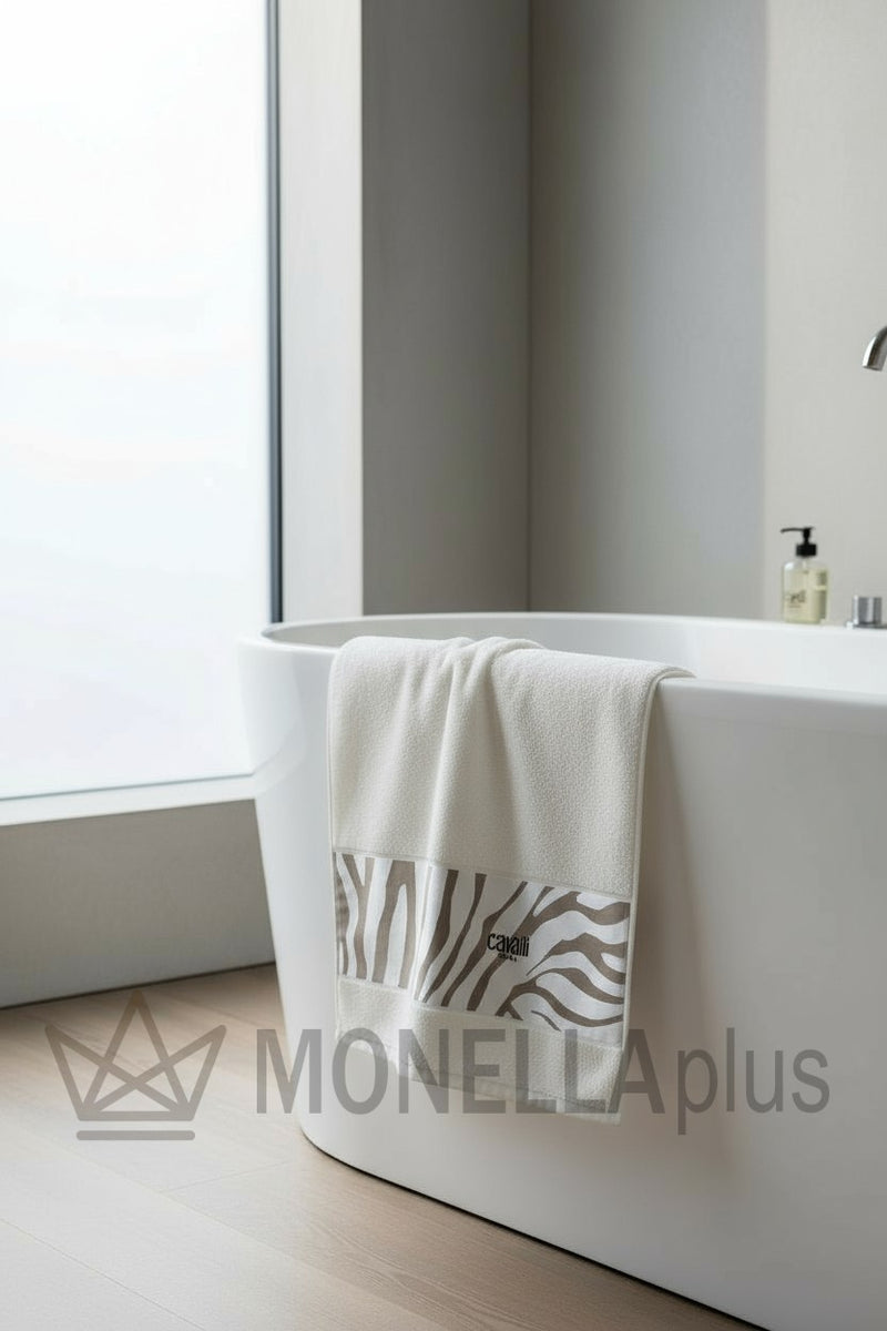 Toalha zebrage Roberto Cavalli