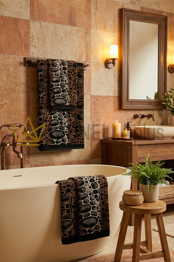 Asciugamano con Ospite Ocean Carrara