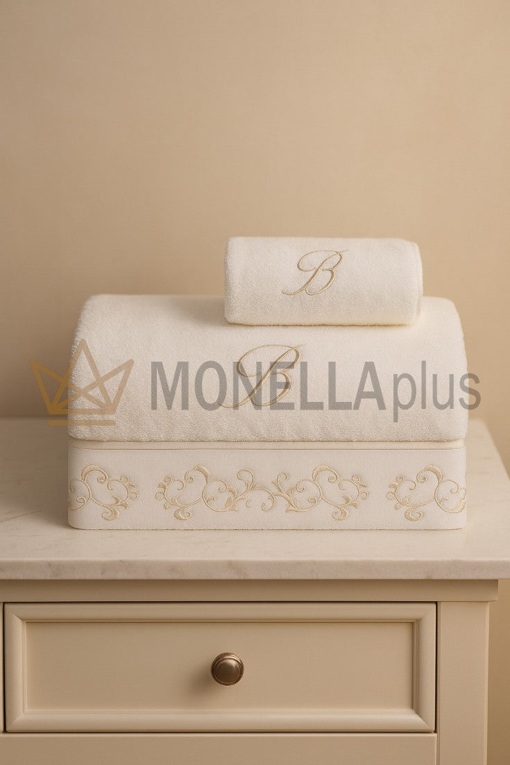 Ensemble 2 Pz Serviettes Emanuela Blumarine