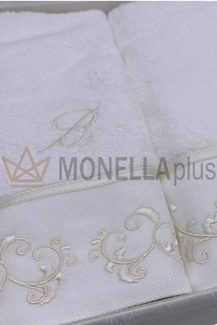 Ensemble 2 Pz Serviettes Emanuela Blumarine