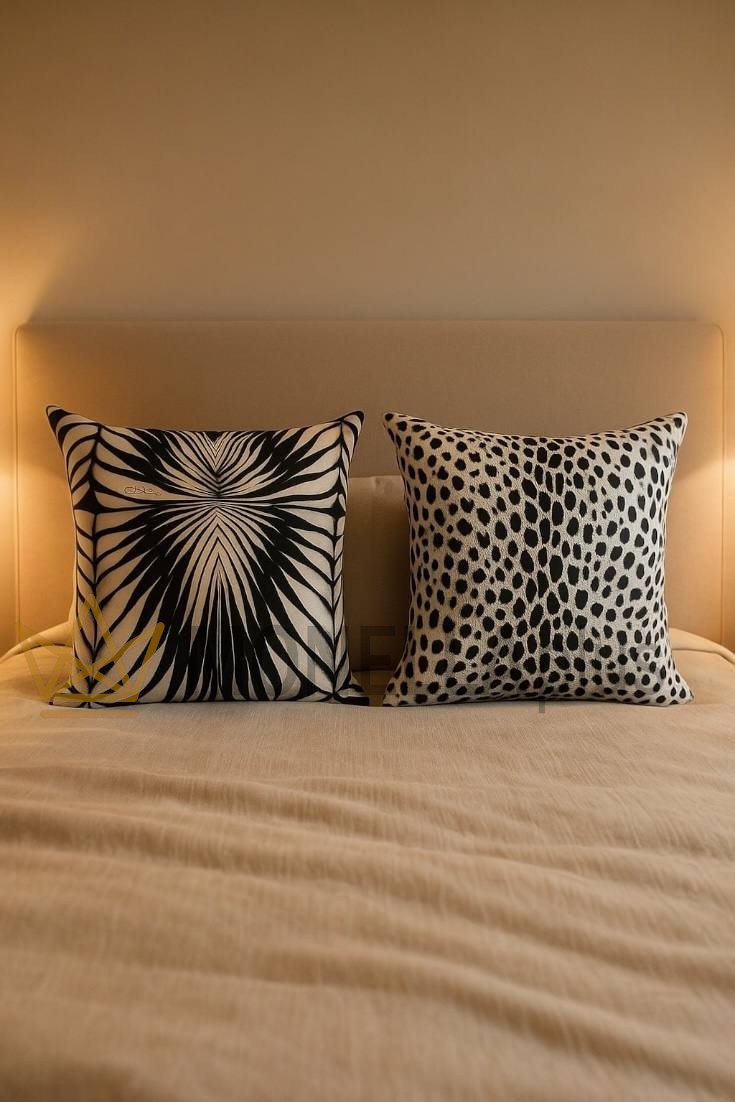 Almofada Black & White Roberto Cavalli