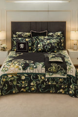 Completo de Capa de Edredão Limoni Dark Roberto Cavalli