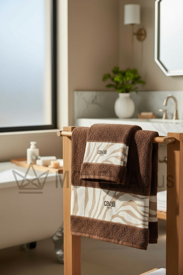 Asciugamani zebrage SET 1+1 Roberto Cavalli