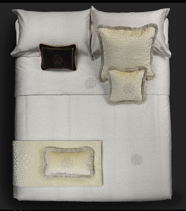 Jogo de roupa de cama com capa de edredon Pantera Roberto Cavalli 83345