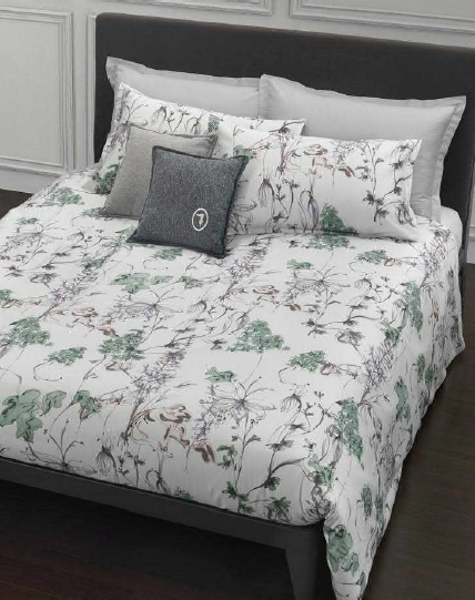 Jogo de roupa de cama com capa de edredon c пододеяльником Urban Flowers Trussardi 2006252