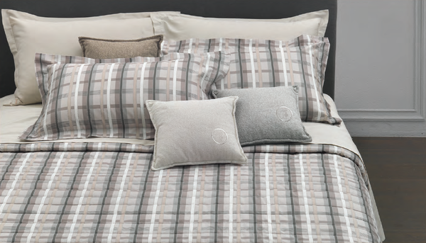 Bedding set with duvet cover Light Tartan Trussardi 2006199