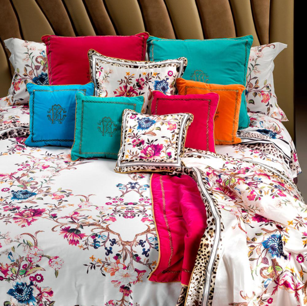 Jogo de roupa de cama com capa de edredon Beethoven Roberto Cavalli 61881