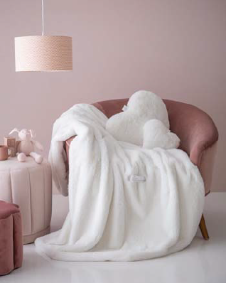 Baby crib blanket Blanca Blumarine 49607