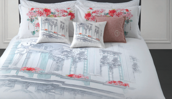 طقم أغطية السرير مع غطاء لحاف Glicine House 2013630
