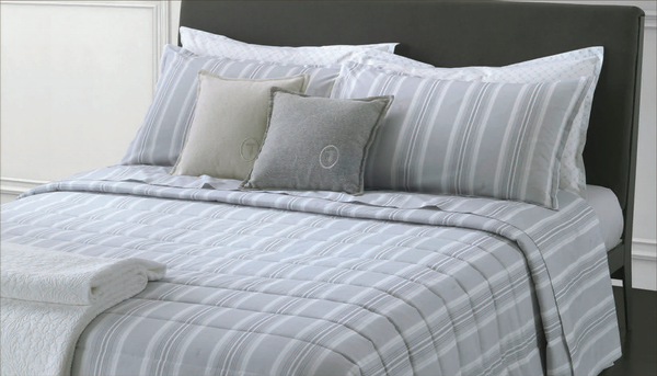 Jogo de roupa de cama com capa de edredon Stripes & Stripes 2013641