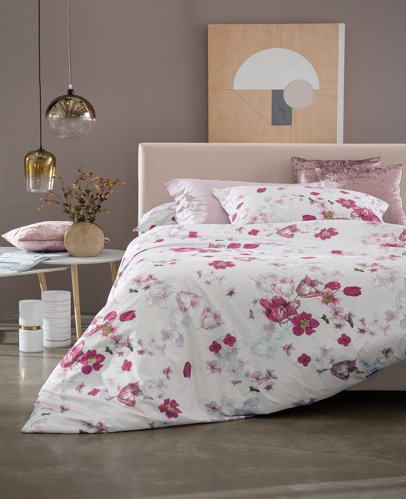 Double bedding set with duvet cover Tulipani 85462