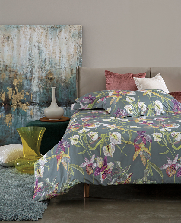 طقم أغطية السرير مع غطاء لحاف Orchidea 85515