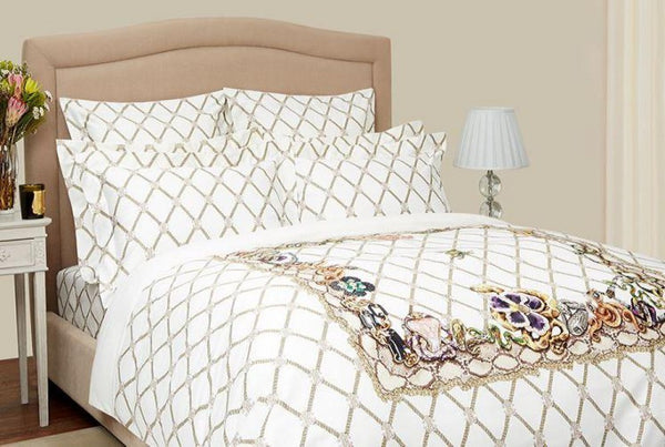 Jogo de roupa de cama com capa de edredon New Spider Roberto Cavalli 88305