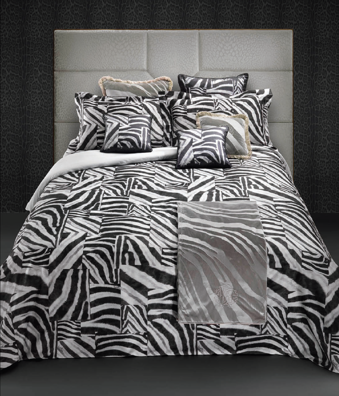 Juego de cama con funda nórdica Zebra Patch Roberto Cavalli 2009756