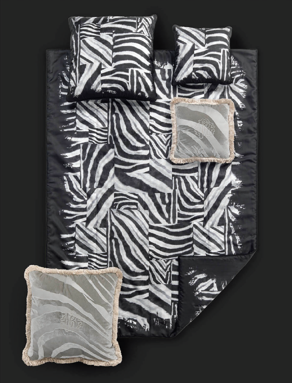 Zebra-Patchblatt-Set <tc>Roberto Cavalli</tc> 2009754