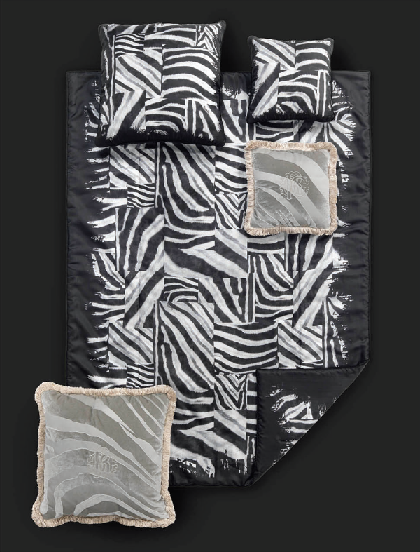 装飾的な枕 Zebra Patch Roberto Cavalli 2009762
