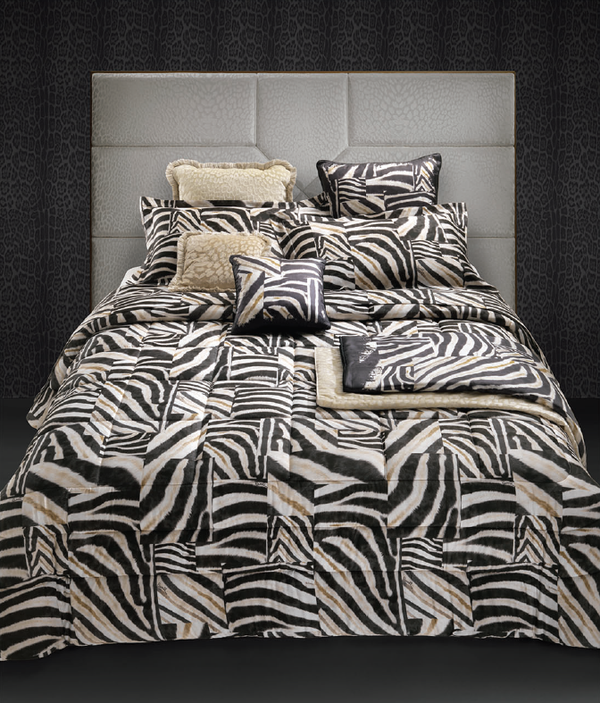 Jogo de roupa de cama com capa de edredon c пододеяльником Zebra Patch Roberto Cavalli 2009756